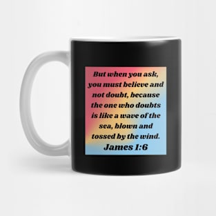 Bible Verse James 1:6 Mug